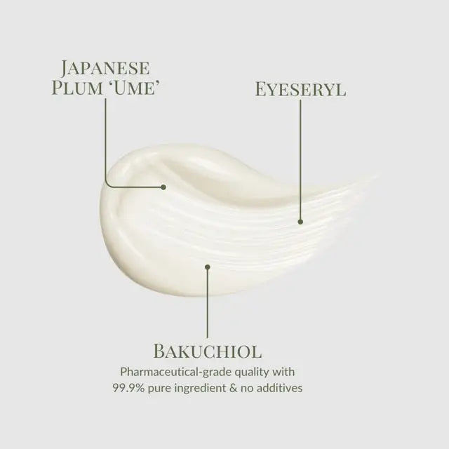 IREN Shizen TIMELESS ELIXIR 15ml – Cremă anti-îmbătrânire pentru conturul ochilor și buzelor cu Bakuchiol și roller cu finisaj din platină
