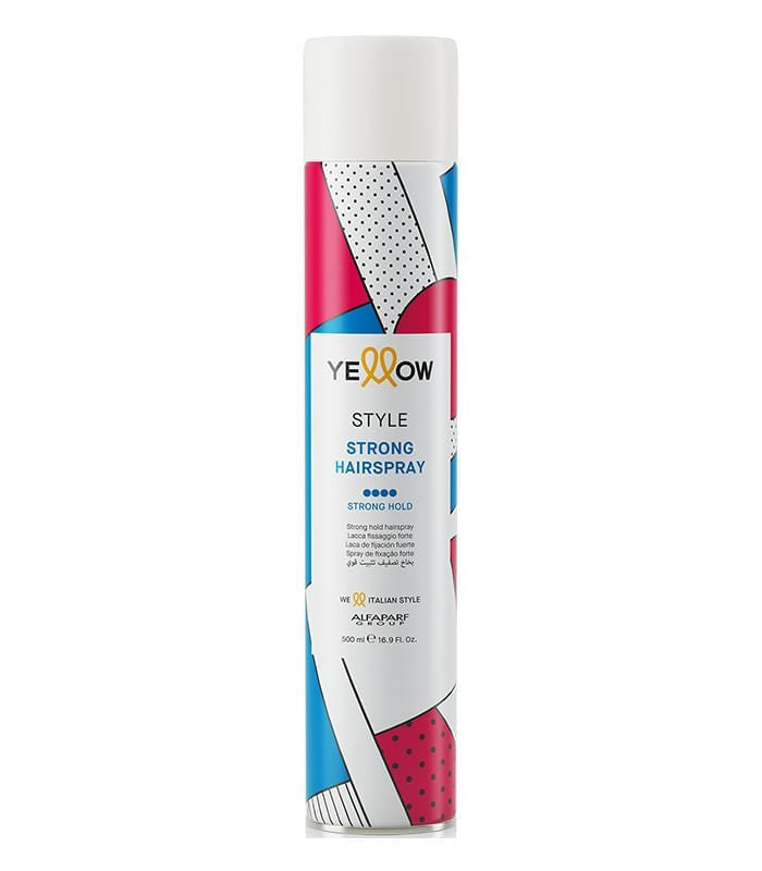 Yellow Style Strong Spray 500ml – Strong Hold, Volume and Natural Shine