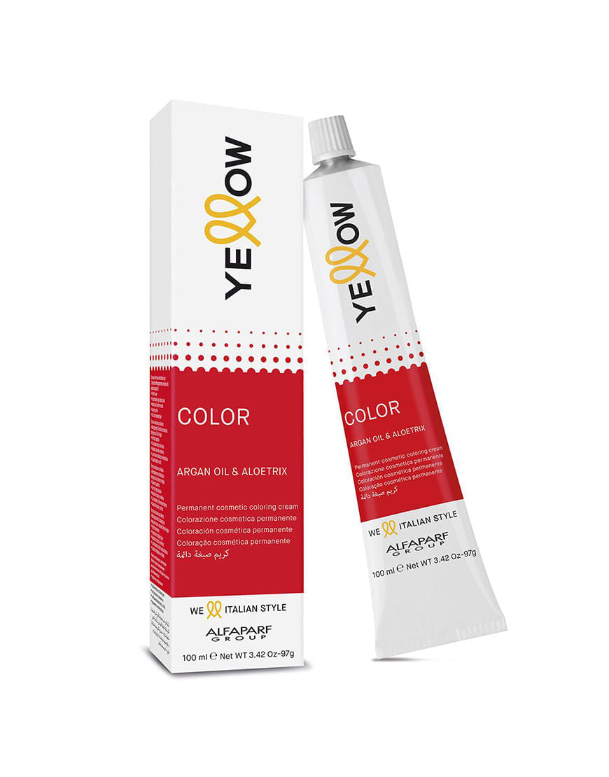 Yellow Color – Vopsea de Păr Permanentă Profesională, 100ml | Culori Vibrante și Rezistență Maximă