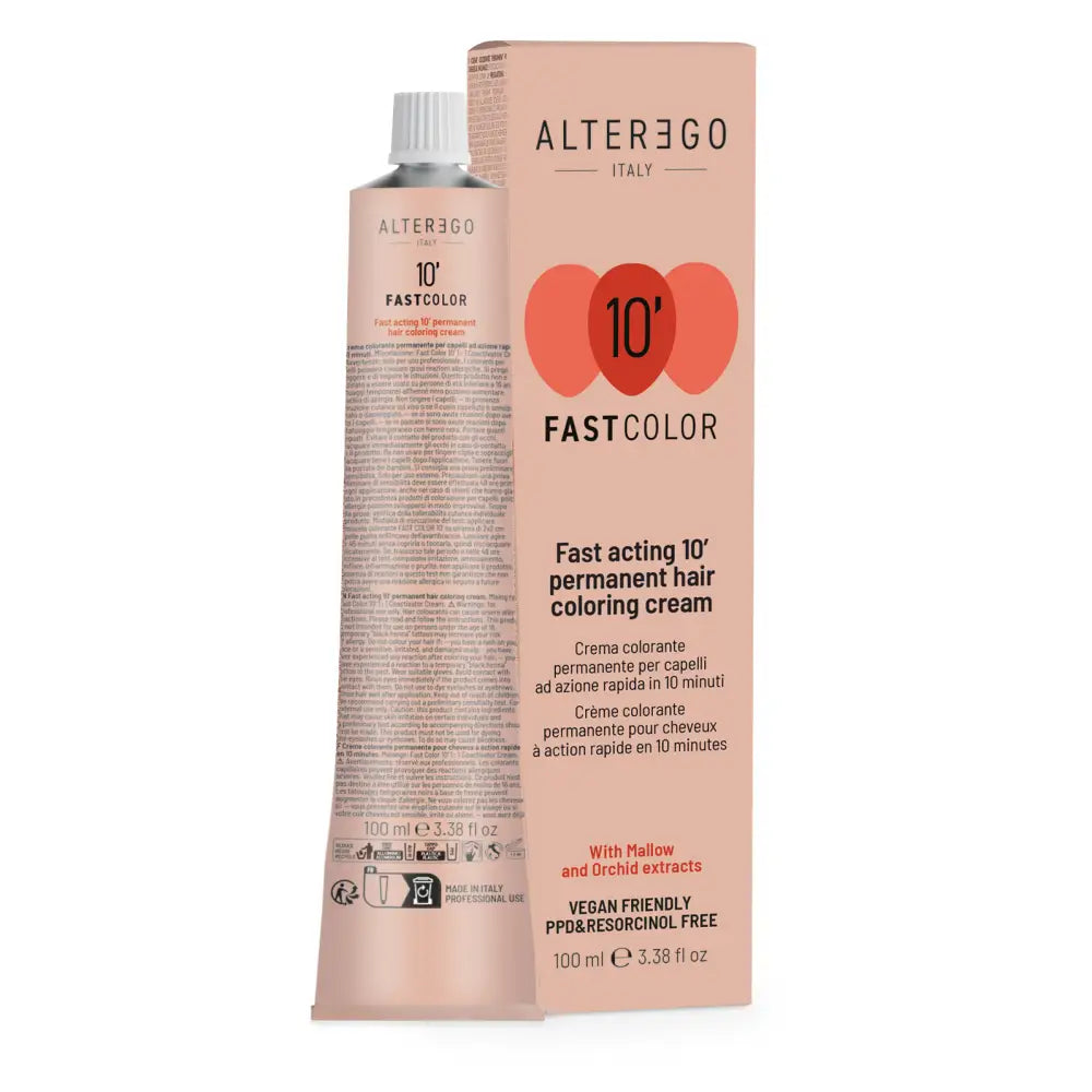 AlterEgo Fast Color 10 Min Vopsea Păr Permanentă 100ml - Acoperire 100%
