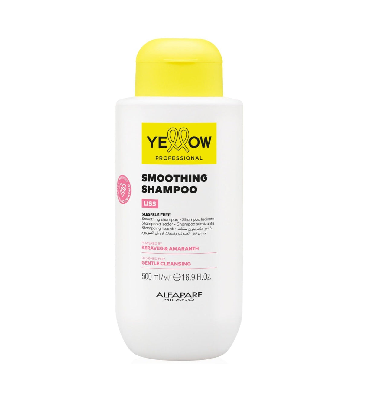 Yellow Liss Professional Shampoo for Frizzy, Curly and Unruly Hair - 500ml