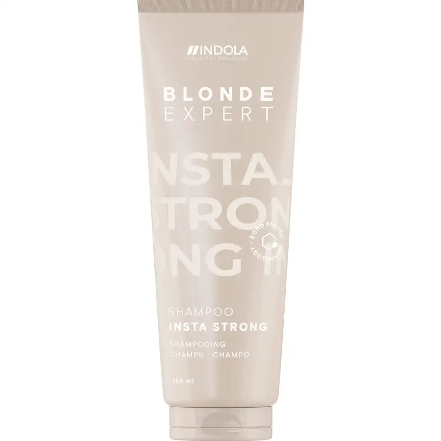 Indola Blonde Expert InstaStrong Șampon– Puterea Blondului Sănătos și Strălucitor - 250 ml - Păr