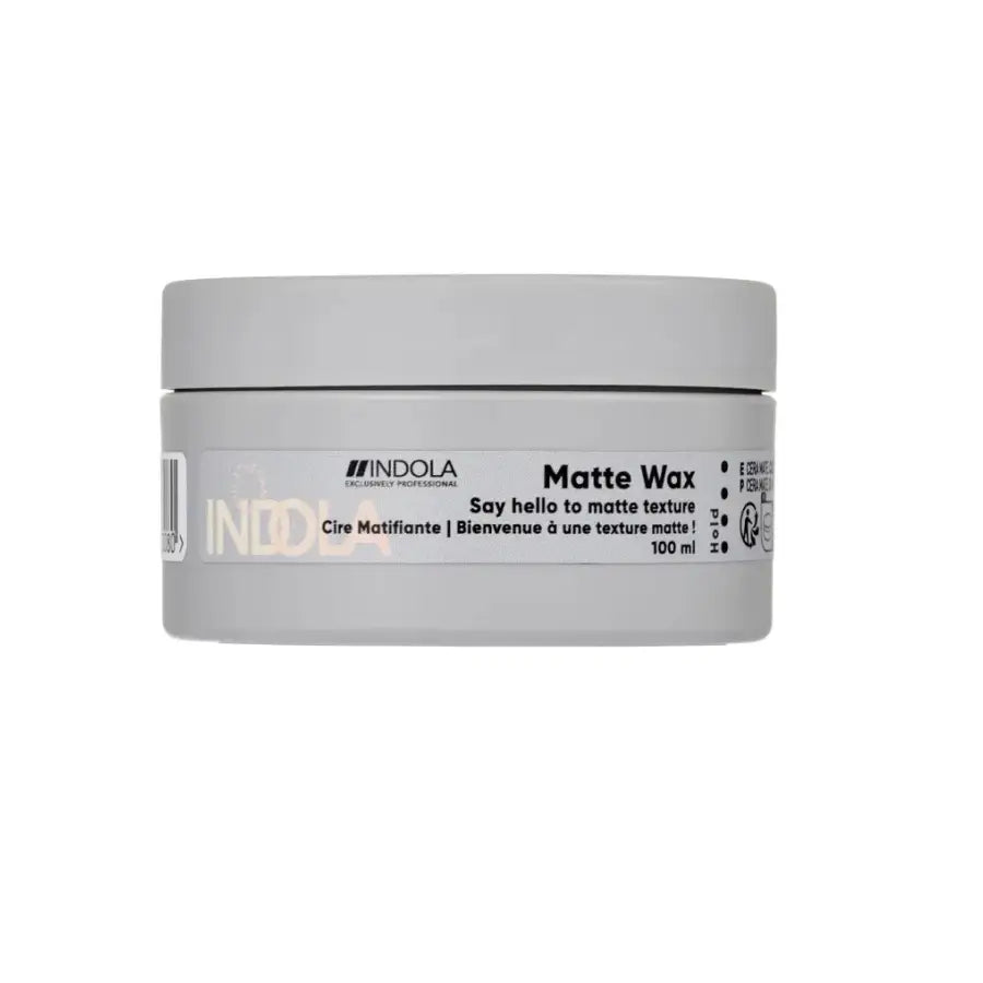 Indola Ceară De Păr Matte Wax 100ml Pastă Modelatoare cu Fixare Puternică - Păr