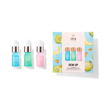 IREN Shizen Dew Up Discovery Kit – Kit pentru hidratarea pielii uscate sensibile și deshidratate cu superingrediente