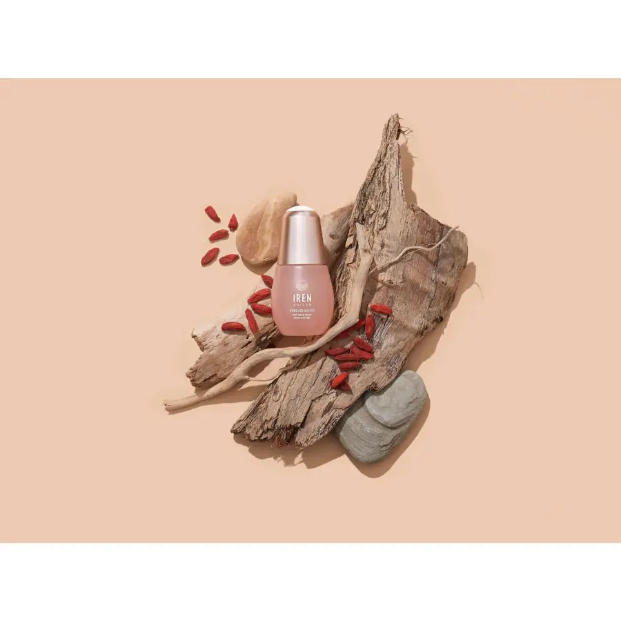 IREN Shizen Forever Young Serum 20ml – Ser facial anti-îmbătrânire cu peptide goji și apă termală BIYUSEN™