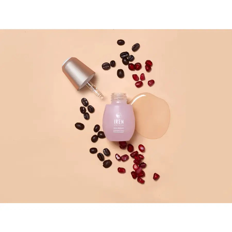 IREN Shizen Skin Reboot 20ml – Ser antioxidant cu rodie cofeină și alge roșii pentru un ten revitalizat luminos și