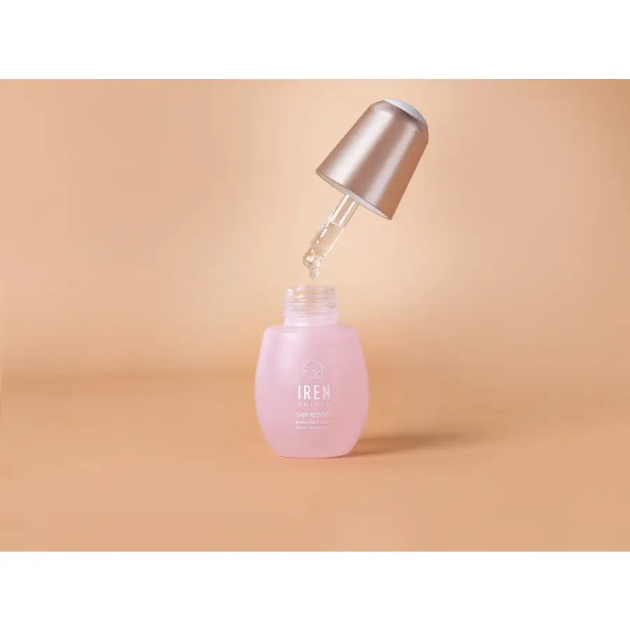 IREN Shizen Skin Reboot 20ml – Ser antioxidant cu rodie cofeină și alge roșii pentru un ten revitalizat luminos și