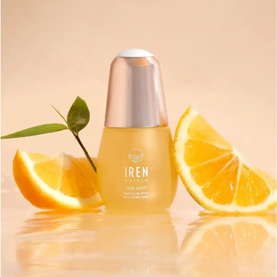 IREN Shizen Star Light – Ser iluminator pentru față cu Yuzu Alpha Arbutin și Niacinamide 20ml | Reduce petele