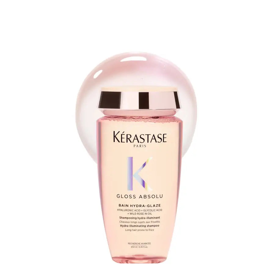 Kérastase Gloss Absolu Bain Hydra-Glaze – Șampon Hidratant Iluminator pentru Păr Lung Predispus la Electrizare 250ml