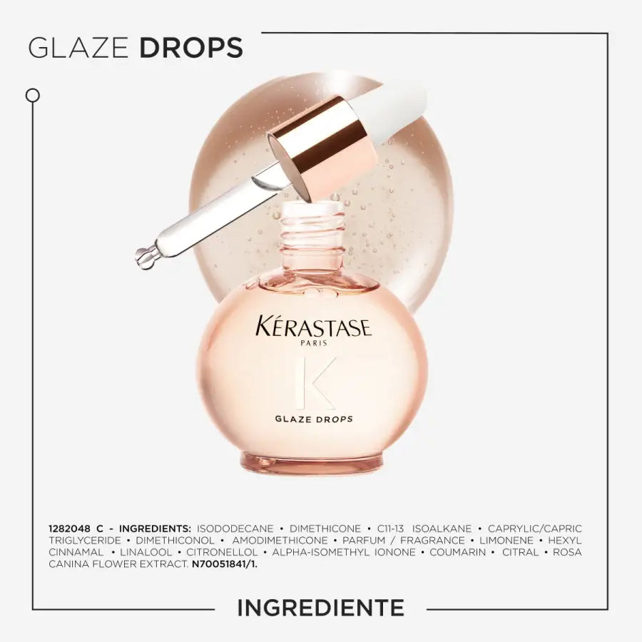 Kérastase Gloss Absolu Glaze Drops – Ulei pentru Strălucire Sublimă și Anti-Electrizare 45ml - Păr