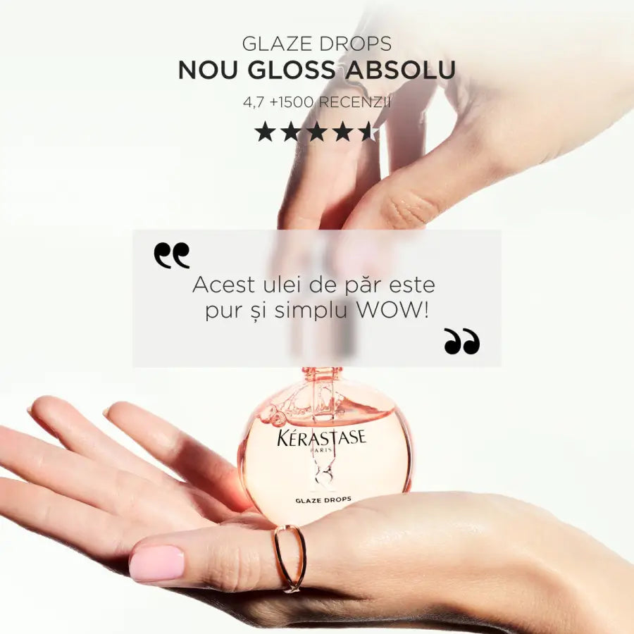 Kérastase Gloss Absolu Glaze Drops – Ulei pentru Strălucire Sublimă și Anti-Electrizare 45ml - Păr