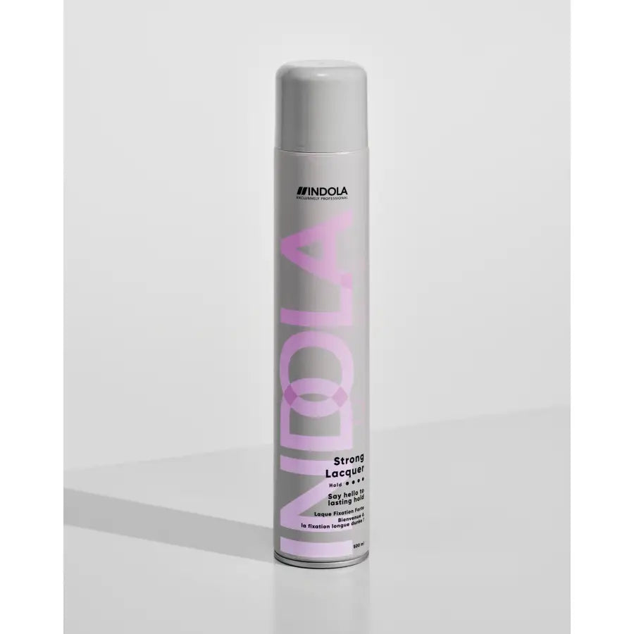 Lac Spray pentru Fixare Puternică și Protecție Termică de până la 230 Grade Indola Strong Lacquer 500ml - Păr