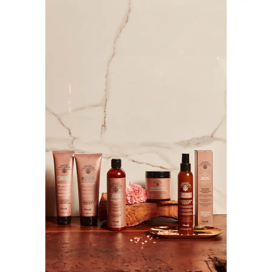 Lapte Anti-Frizz pentru Păr Rebel cu Ulei de Argan Nook Magic ArganOil Discipline - Păr