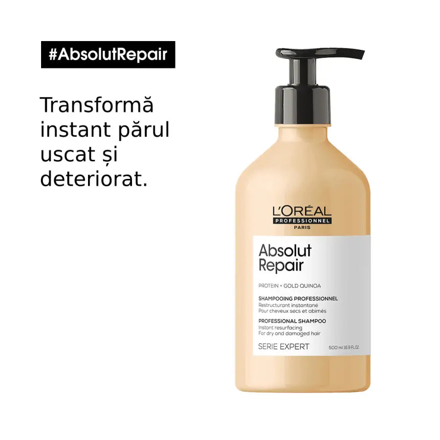 L’Oréal Professionnel Absolut Repair Lipidium– Șampon Regenerant pentru Păr Deteriorat - Păr