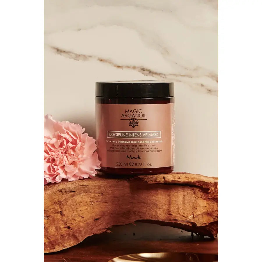 Mască Anti-Frizz pentru Păr Gros și Rebel cu Formulă Disciplinantă și Ulei de Argan Nook Magic ArganOil Discipline - Păr