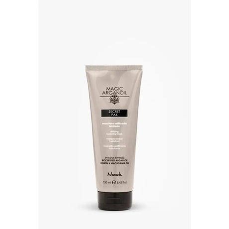 Mască Hidratantă cu Textură Mătăsoasă Formulată pentru Strălucirea și Repararea Părului Uscat Nook Magic ArganOil