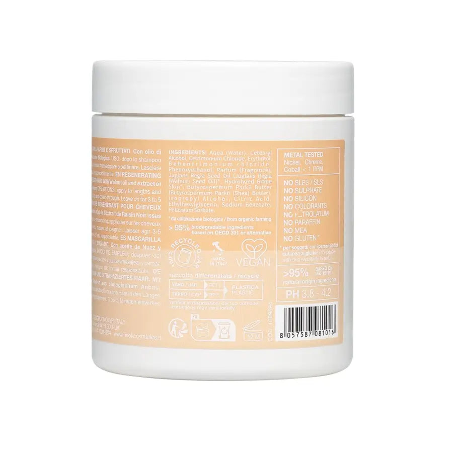 Mască Organică Pentru Regenerarea Părului Uscat Și Deteriorat Nook Beauty Family Ageless Regenerating Deep Mask 250ml