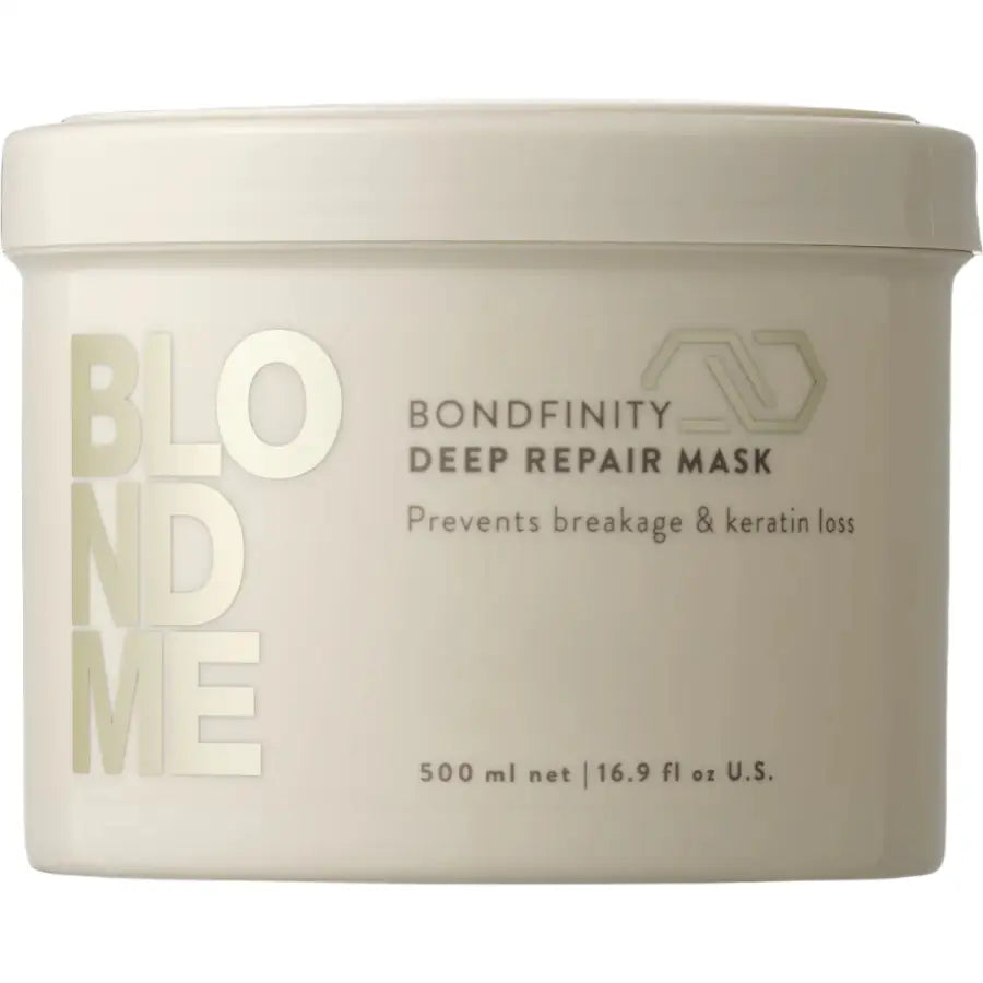 Mască Reparatorare Intensivă Schwarzkopf BLONDME Bondfinity Deep Repair – Reconstrucție Permanentă pentru Păr Blond