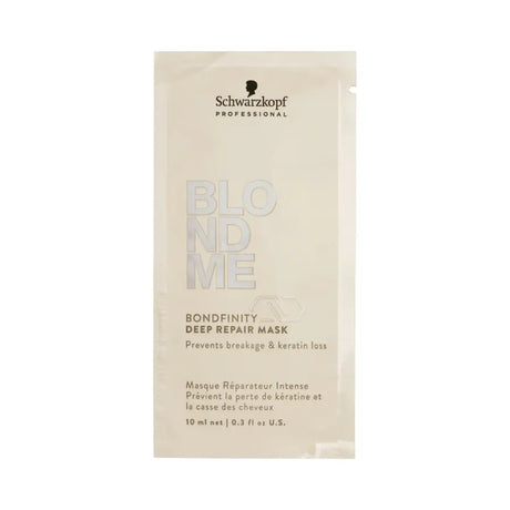 Mască Reparatorare Intensivă Schwarzkopf BLONDME Bondfinity Deep Repair – Reconstrucție Permanentă pentru Păr Blond
