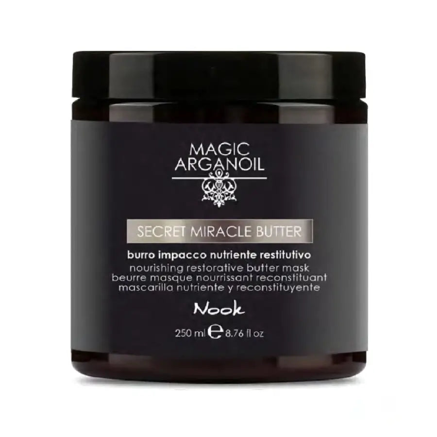 Mască Restructurantă pentru Părul Deteriorat cu Unt de Argan și 91% Ingrediente Naturale Nook Magic ArganOil Secret