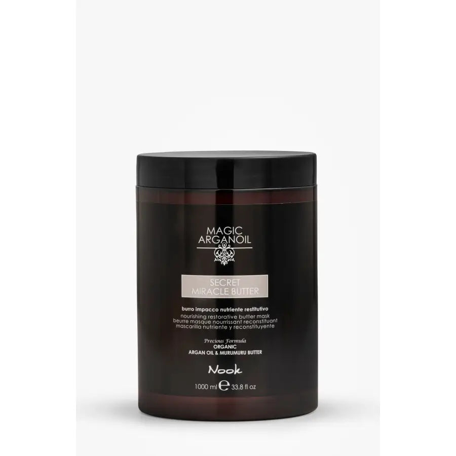 Mască Restructurantă pentru Părul Deteriorat cu Unt de Argan și 91% Ingrediente Naturale Nook Magic ArganOil Secret
