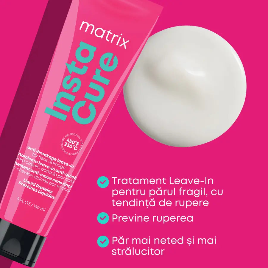Matrix Instacure Leave-In Profesional Anti-Rupere – Tratament pentru Păr Uscat și Deteriorat 150ml - Păr