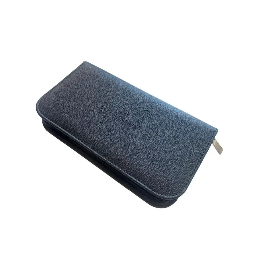 Olivia Garden Black Standard Pouch – Husă Profesională pentru Foarfeci cu 3 Compartimente Protecție Maximală și Design