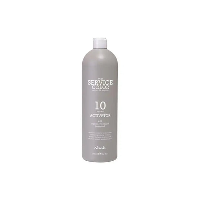 Oxidant Nook Service Color Activator 3% 10Vol pentru Rezultate Maxime și Formulă Îmbogățită cu Ulei de Baobab - 1000 ml