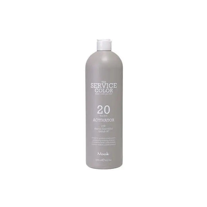 Oxidant Nook Service Color Activator 6% 20Vol pentru Rezultate Maxime și Formulă Îmbogățită cu Ulei de Baobab - 150 ml