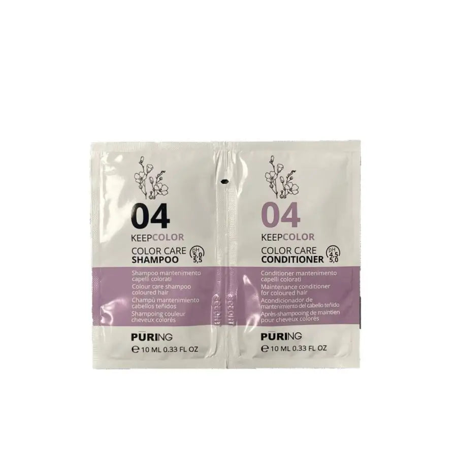 Puring Keepcolor Șampon Și Balsam Pentru Păr Colorat 10ml+10ml