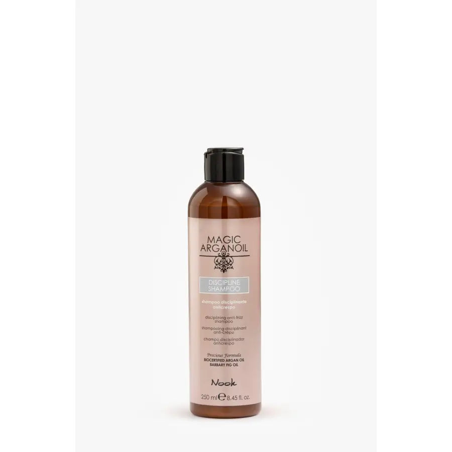 Șampon Anti-Frizz pentru Păr Rebel cu Formulă Disciplinantă și Curățare Delicată Nook Magic ArganOil Discipline - 250