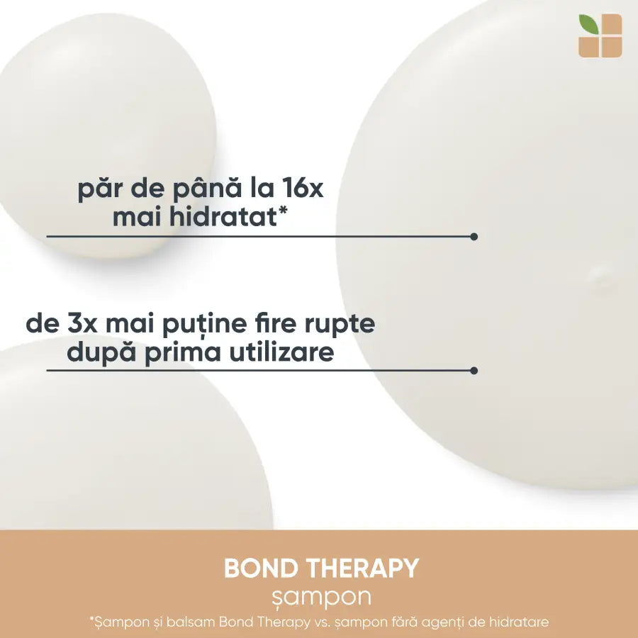 Șampon Biolage Bond Therapy – Reparare și Hidratare Intensă pentru Părul Deteriorat 250ml - Păr