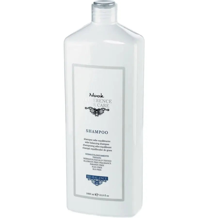 Șampon Formulat pentru a Reduce Excesul de Sebum Nook Difference Hair Care Re-Balance Sebo-Balancing - 1000 ml - Păr