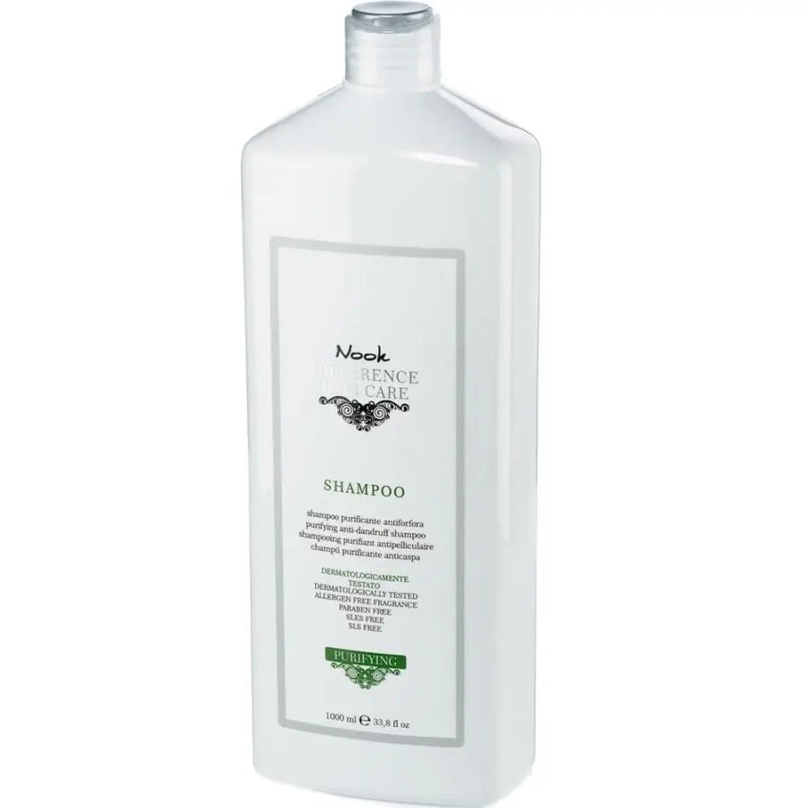 Șampon pentru Curățare Profundă Ideal pentru Scalpul Uscat cu Mătreață Nook Difference Hair Care Purifying - 1000 ml