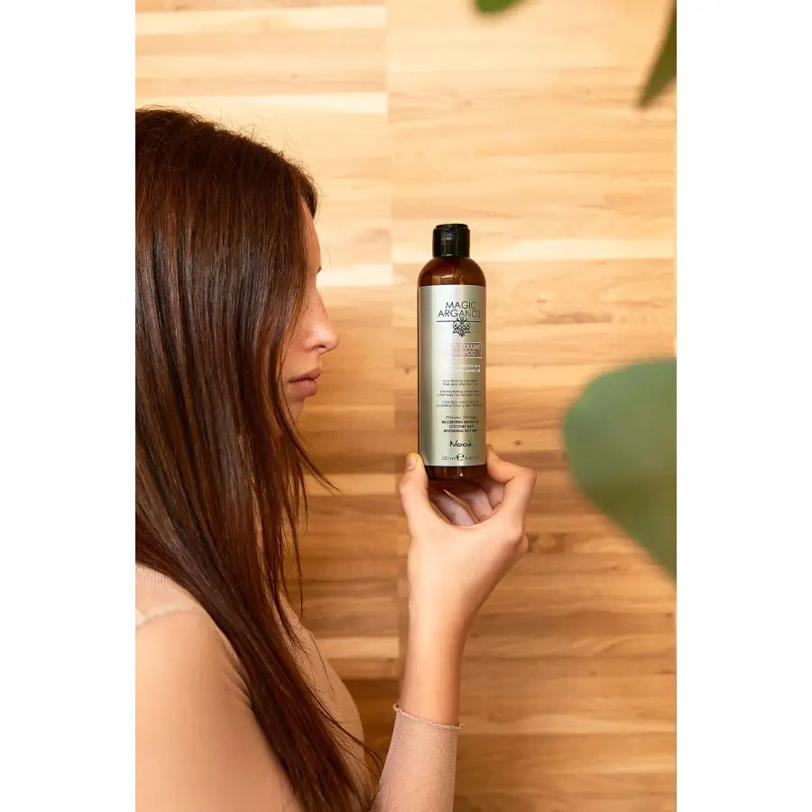 Șampon pentru Volum și Curățare Profundă Îmbogățit cu Ulei de Argan și Lapte de Cocos Nook Magic ArganOil Extra Volume