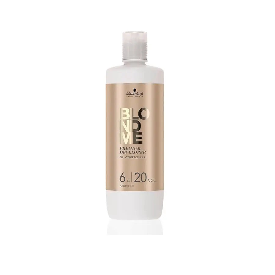 Schwarzkopf BlondMe Cream Developer 6% (20 Vol) – Oxidant Premium pentru Decolorare și Colorare Profesională - 1000 ml