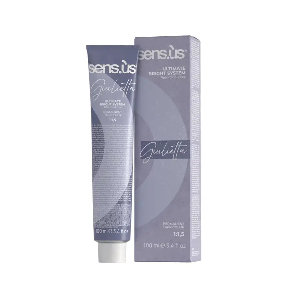 Sensus Vopsea de Păr Permanentă cu Amoniac Giulietta Ultimate Bright System Technology 100ml - 11.2 - Păr