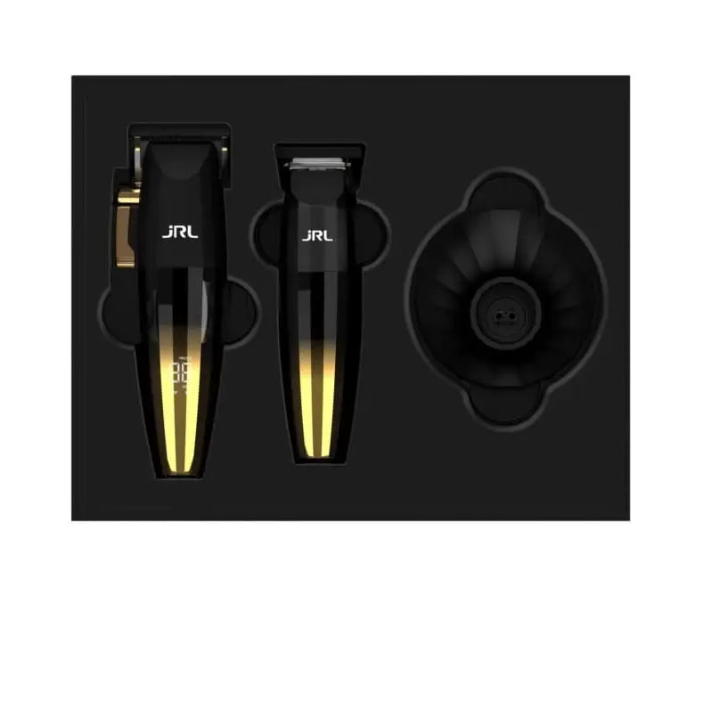 Set Combo Mașină De Tuns JRL 2020C Gold + Mașină De Contur 2020T Gold