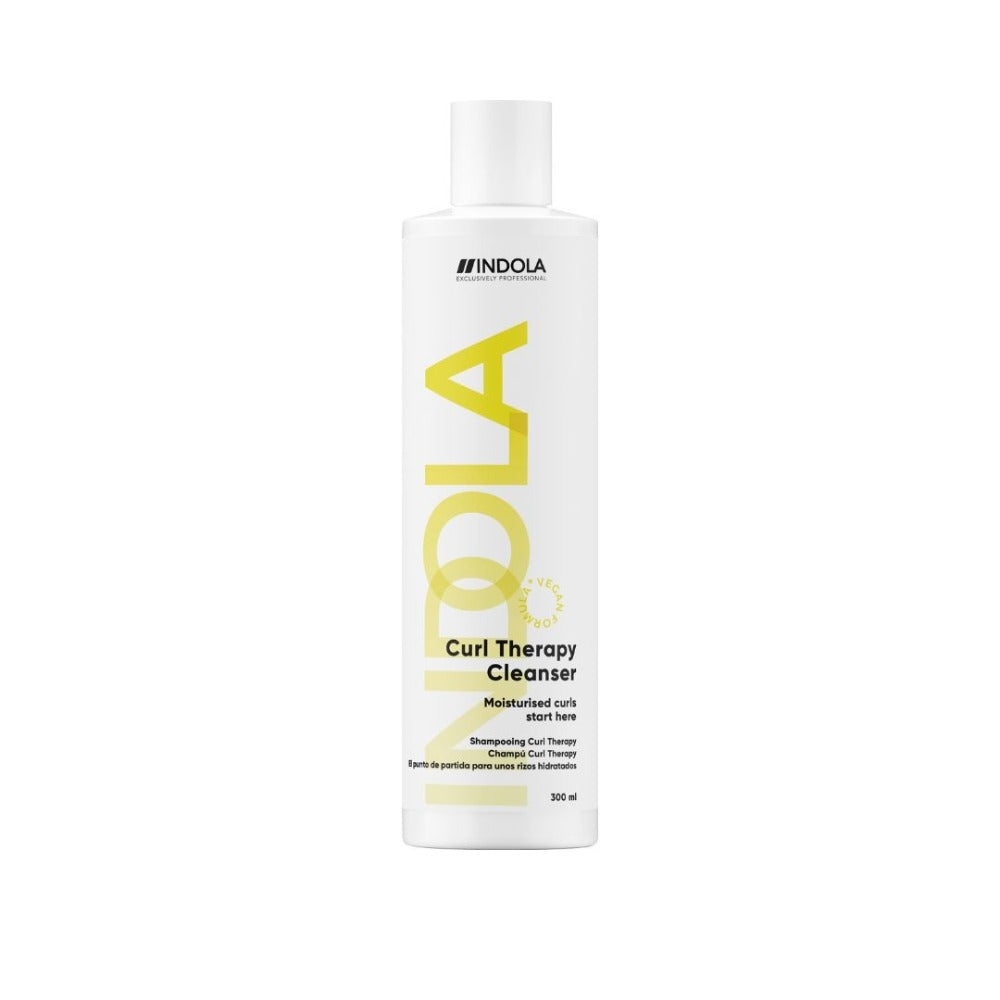 Indola Curl Therapy Cleanser – Gel cremos de curățare pentru păr creț 300ml