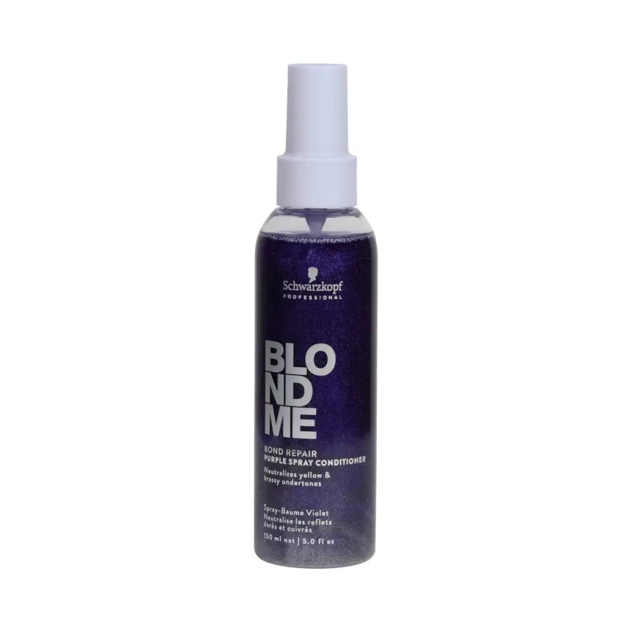 Spray Balsam Leave-In Neutralizant Schwarzkopf BLONDME Bond Repair – Anti-Galben Strălucire Argintie & Fortifiere