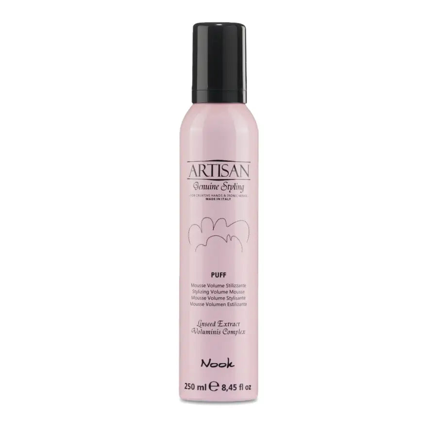 Spumă pentru Volum cu Extract de Semințe de In Fără Efect Încărcat al Părului Nook Artisan Puff 250ml - 250 ml - Păr