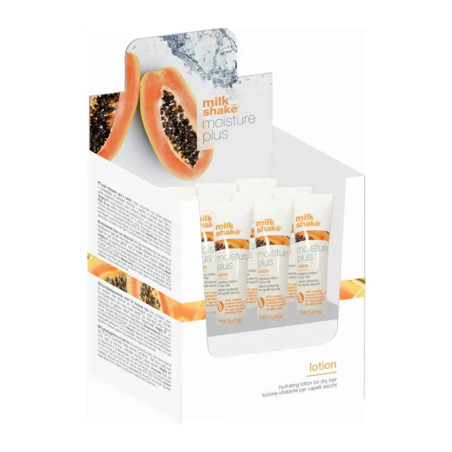 Tratament Intensiv pentru Păr Uscat cu Extract de Papaya Milk Shake Moisture Plus 12x12ml