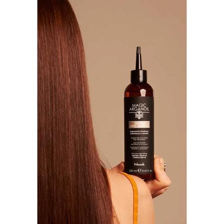 Tratament Laminoil pentru Păr Mătăsos și Strălucitor cu Efect Anti-Frizz Nook Magic ArganOil Secret - 250 ml - Păr