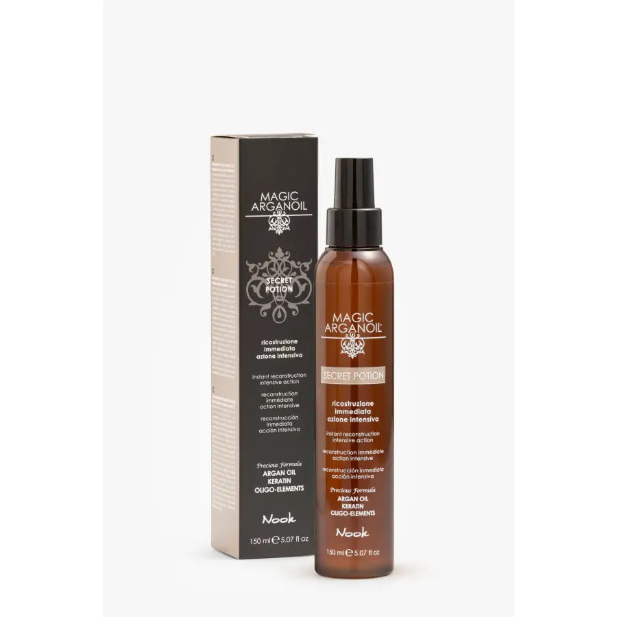 Tratament Spray pentru Regenerare Intensă și Mineralizare a Firului de Păr Nook Magic ArganOil Secret Potion 150ml