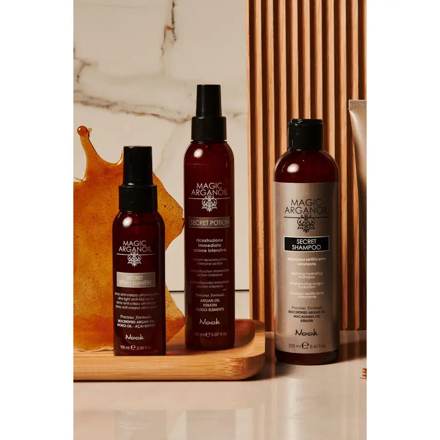Tratament Spray pentru Regenerare Intensă și Mineralizare a Firului de Păr Nook Magic ArganOil Secret Potion 150ml