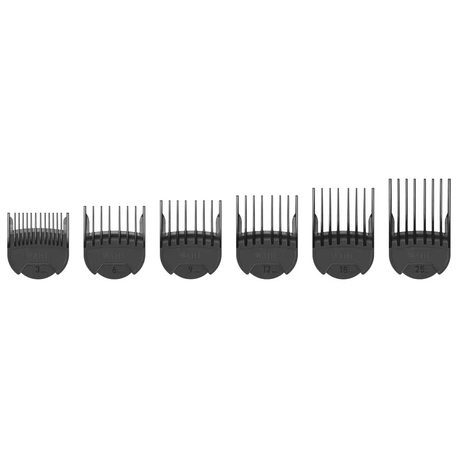 Wahl Set Profesional de Înălțătoare Slide-On – 6 Dimensiuni pentru Tunsori Precise și Versatile - Aparatură