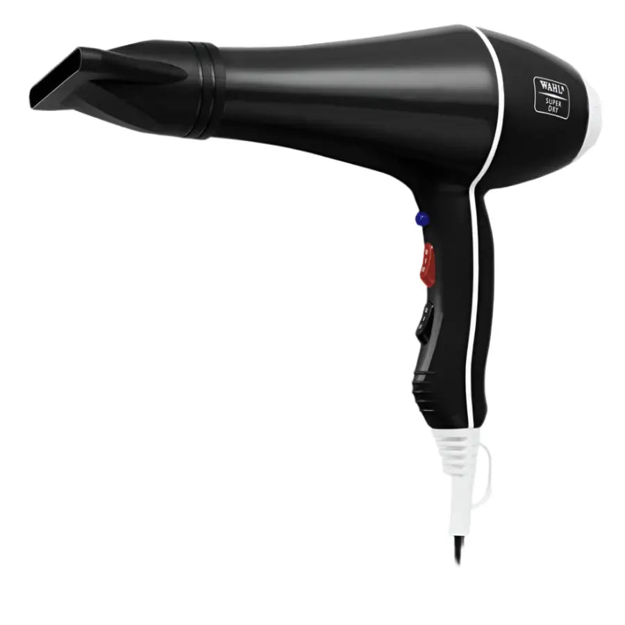 WAHL Super Dry – Uscător de Păr Profesional 2000W cu Tehnologie Turmalină și Motor AC Durabil - Aparatură