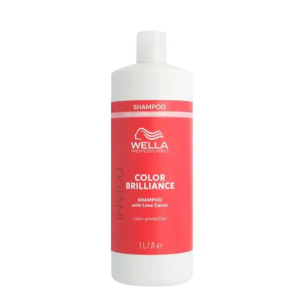 Wella Invigo Brilliance Fine Hair Șampon pentru Păr Vopsit 1000ml - Păr