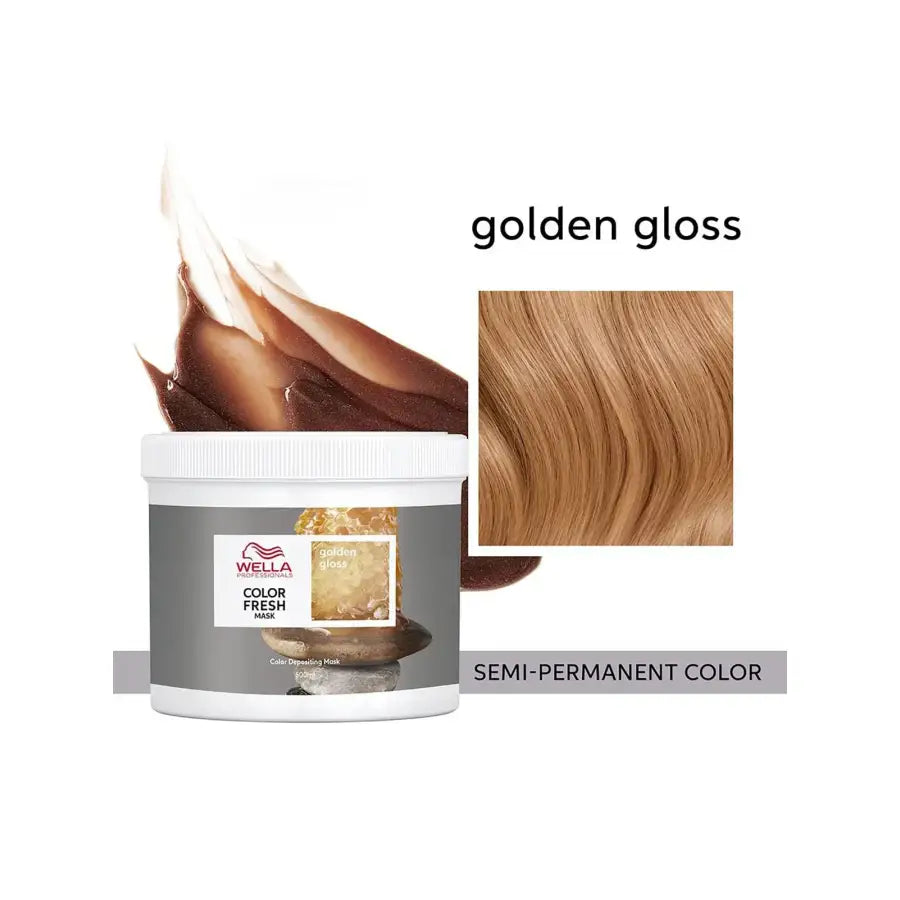 Wella Professionals Color Fresh Create Mask Golden Gloss 500ml – Strălucire Aurie pentru Părul Blond - Păr