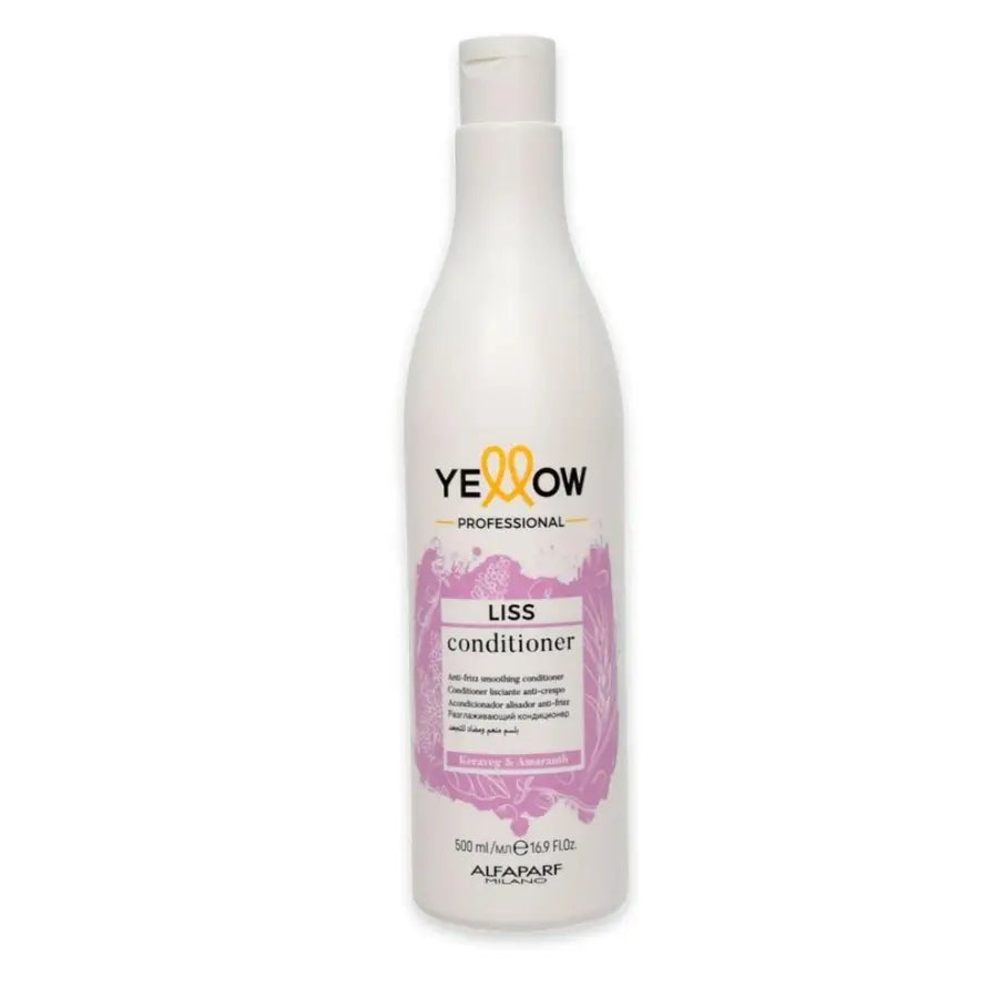 Yellow Liss Conditioner 500ml – Balsamul Antifrizz cu Keratină Vegetală și Ulei de Amarant pentru Păr Neted Strălucitor